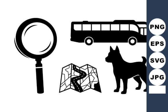 Adventure Travel Icon Set