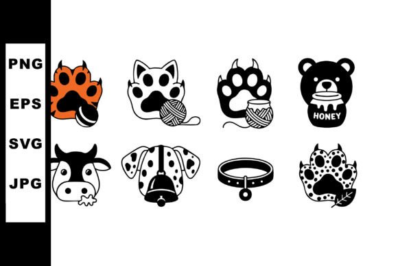 Animal Paw Prints and Pet Icons Collection Review