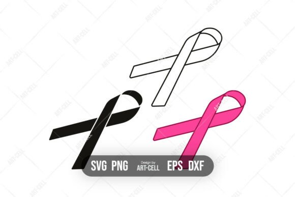 Breast Cancer Awareness Ribbon SVG Design Review