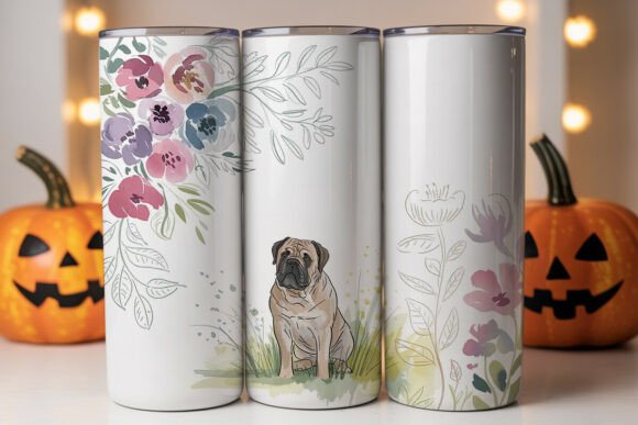 Bullmastiff Floral Dog Tumbler Wrap Review
