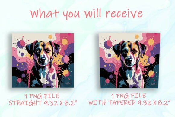 Colorful Dog Portrait Tumbler Wrap Review