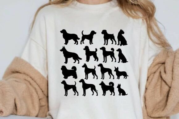 Dog Breeds Clipart Vector Design Review