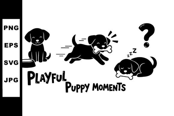Playful Puppy Moments with Black Dog Sil Review
