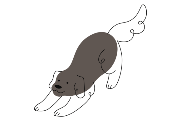 Playing Labrador Dog