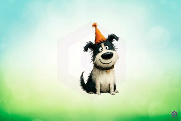 Quirky Halloween Dog Clipart for Embroidery