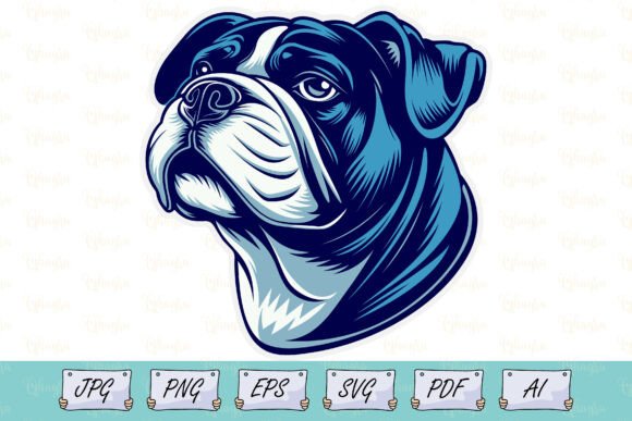 Regal Dog Head Vector Illustration Review