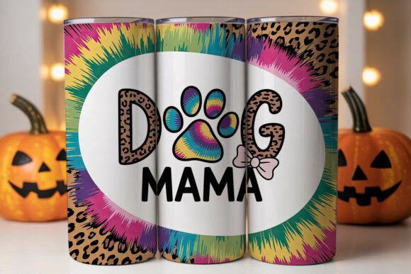 Vibrant Tie Dye Dog Mama Tumbler Wrap Review