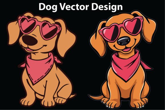 Vintage Cartoon Dog Design